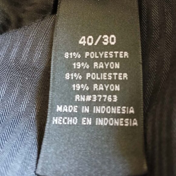 PerryEllis Dress slacks bundle of 3 pants black, dark grey, olive - Picture 5 of 5